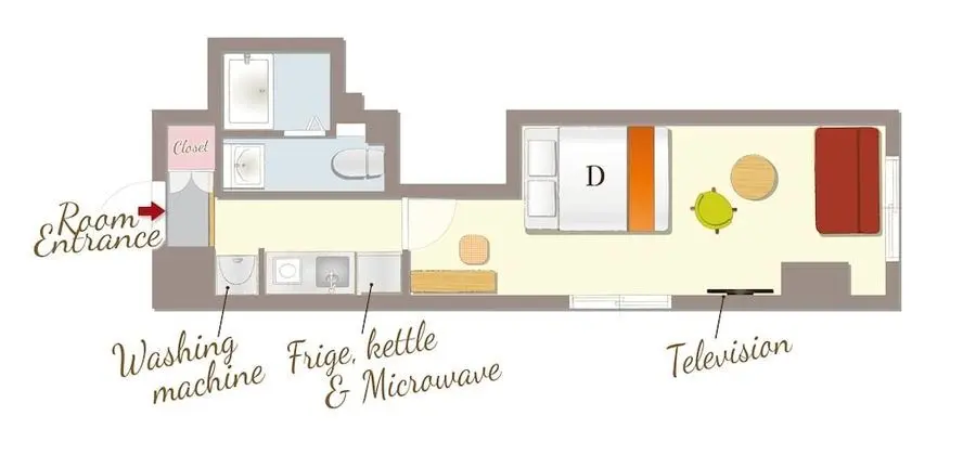 Standard Tek Büyük Yataklı Oda, Sigara İçilmez (for 2, No Pets)