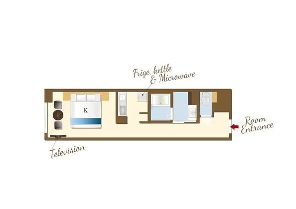 Superior Tek Büyük Yataklı Oda (Opening Plan)