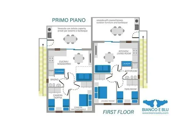 Apart Daire, 2 Yatak Odası, Teras (MUSE, EROS, ELIO)