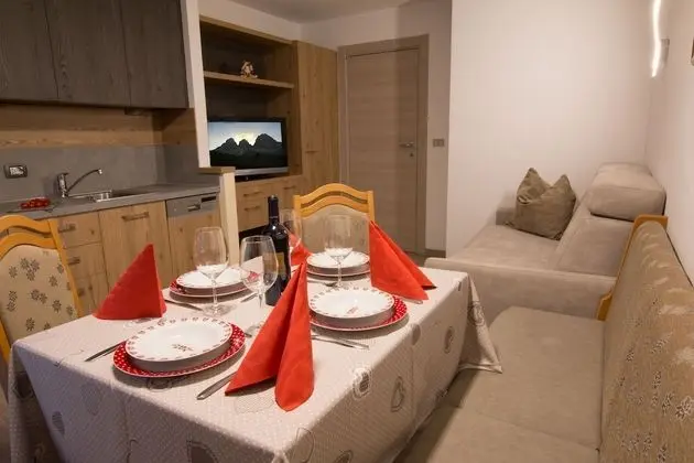 Apart Daire, 1 Yatak Odası, Balkon, Dağ Manzaralı (Vajolet)