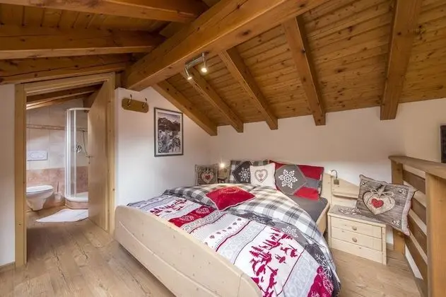 Apart Daire, 2 Yatak Odası, Balkon, Dağ Manzaralı (Catinaccio)