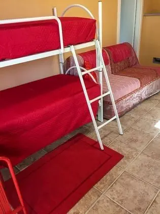 Dört Kişilik Oda, 2 Yatak Odası, Bahçe Manzaralı (Casetta Rossa)(External Kitchen)