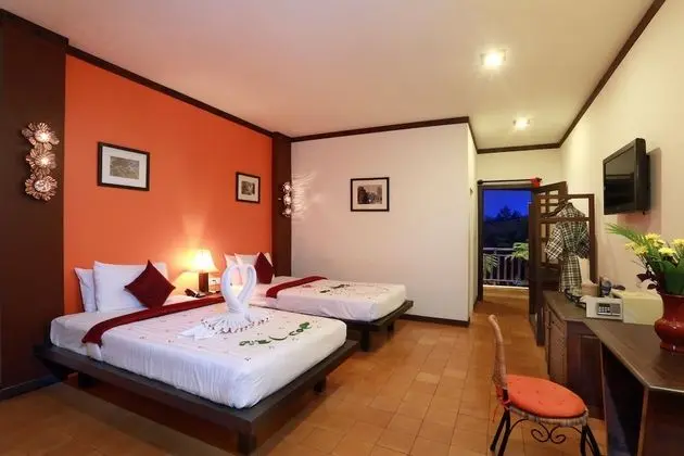 Twin Cabana Room with Balcony and Pool View - Free 2ways Transfer