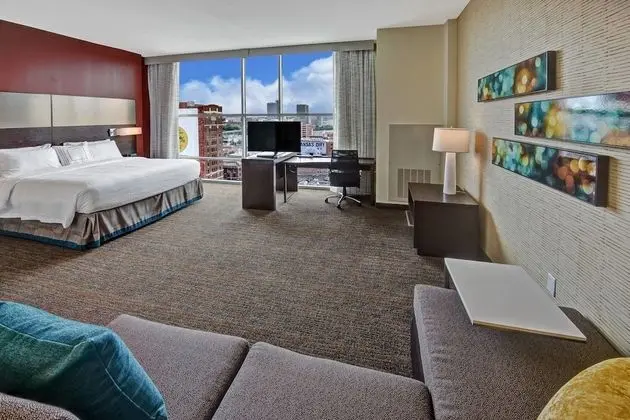 Deluxe Stüdyo, 1 En Büyük (King) Boy Yatak ve Çekyat, Şehir Manzaralı (Hearing Accessible)