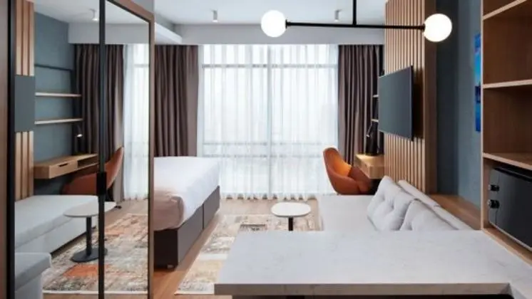 Sehir Manzarali, Cift Kisilik Yatak Ve Cekyatlı Studio