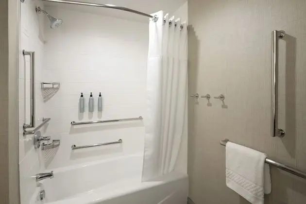 Stüdyo, 1 En Büyük (King) Boy Yatak ve Çekyat, Engellilere Uygun, Sigara İçilmez (Mobility w/ Tub)