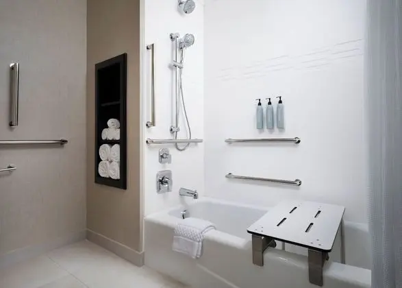 Business Stüdyo, 1 En Büyük (King) Boy Yatak ve Çekyat, Engellilere Uygun (Mobility w/ Tub)