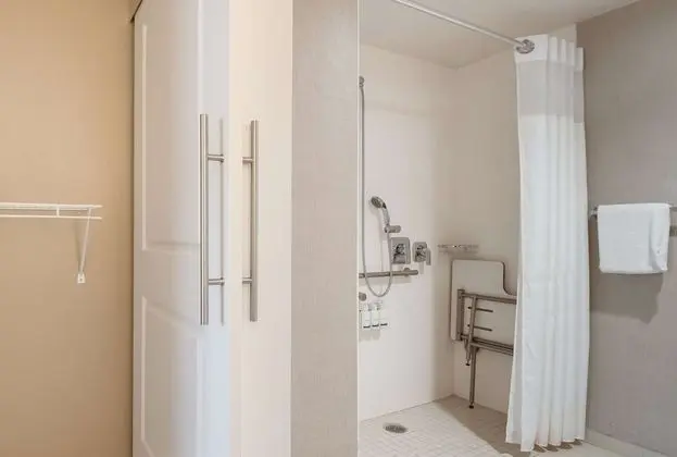 Oda, 1 Büyük (Queen) Boy Yatak ve Çekyat, Engellilere Uygun (Mobility/Hearing Roll in Shower)