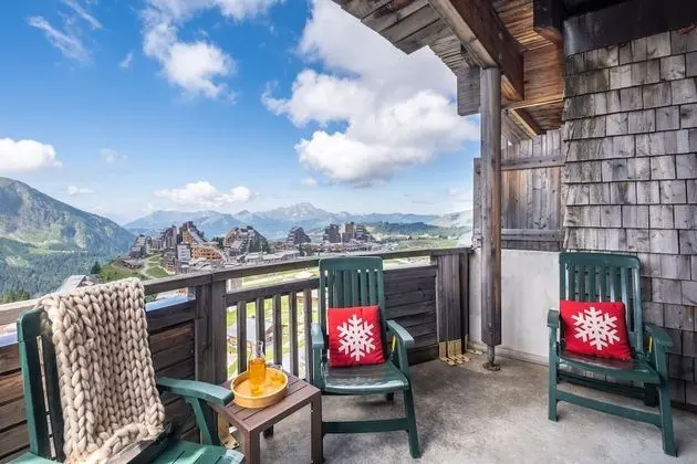 Appartement 6 personnes - 2 chambres - Balcon - Vue montagne