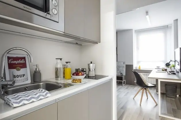 Stüdyo, 1 Çift Kişilik Yatak