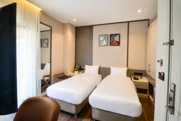Standart İki Ayrı Yataklı Şehir manzarası Oda