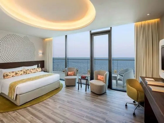 Premium Oda, Business Dinlenme Salonu Kullanımı, Kısmi Deniz Manzaralı (Beach Access)