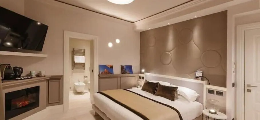 Deluxe Üç Kişilik Oda, Şömine