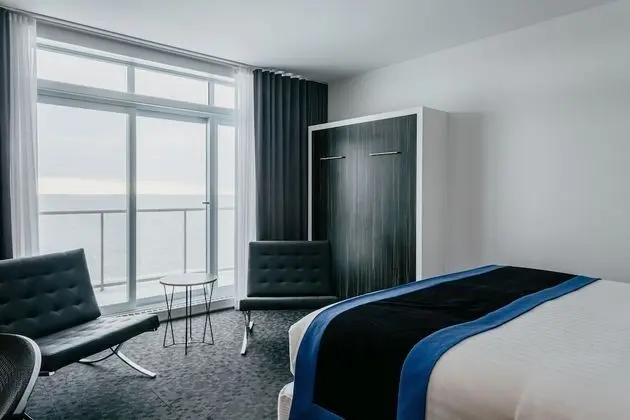 Panoramic Oda, Balkon, Okyanus Manzaralı (1 King and 1 Murphy double )