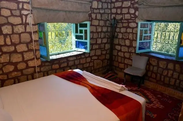 Panoramic Tek Büyük veya İki Ayrı Yataklı Oda, 1 Çift Kişilik Yatak, Teras, Dağ Manzaralı