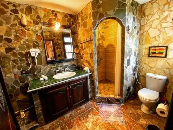 Family Dört Kişilik Oda, Birden Çok Yatak, Bahçe Manzaralı, Dağ Yamacı