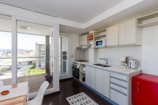 Standard Apart Daire, 1 Büyük (Queen) Boy Yatak ve Çekyat, Balkon, Dağ Manzaralı