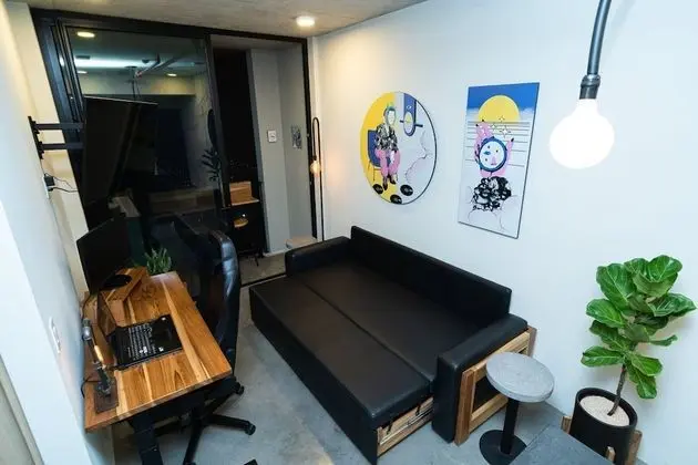 Apart Daire, 1 Çift Kişilik Yatak ve Çekyat, Balkon