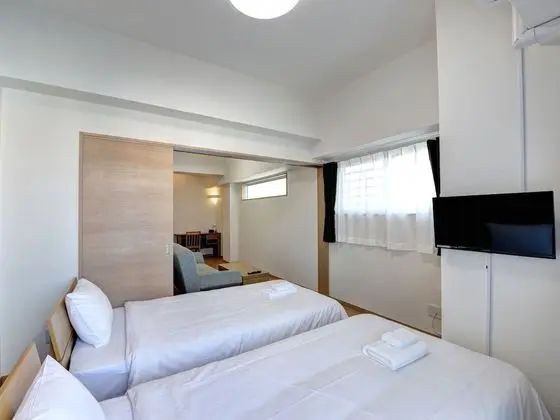 İki Ayrı Yataklı Oda (2F/3F, 1LDK,Check in by 8pm)