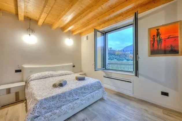 Family Apart Daire, 1 Çift Kişilik Yatak ve Çekyat, Bahçeli (Ricomilla Holiday - La Finestra Sul)