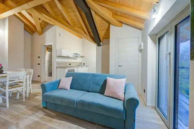 Family Apart Daire, 1 Çift Kişilik Yatak ve Çekyat, Bahçeli (Ricomilla Holiday - La Finestra Sul)