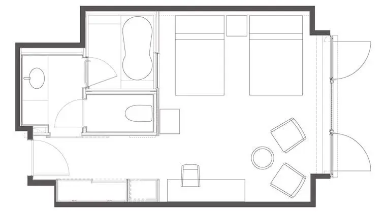 Basic İki Ayrı Yataklı Oda, Sigara İçilmez