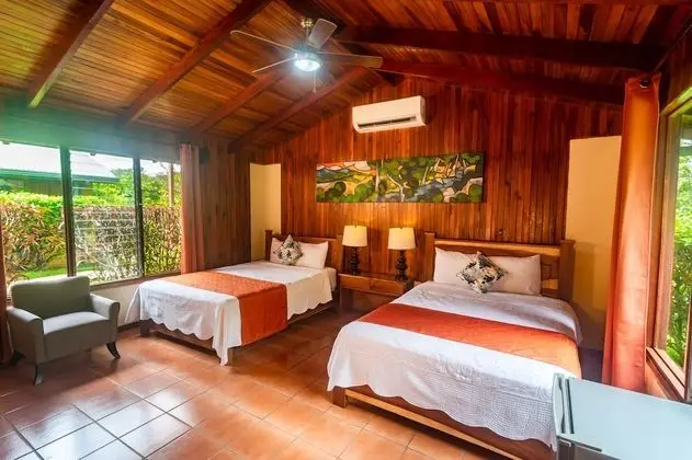 Standard Room, 2 Double Beds, Garden View