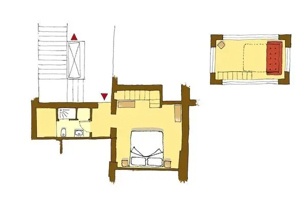 Luxury Dubleks, Banyolu/Duşlu, Şehir Manzaralı (Roof Top Altana)