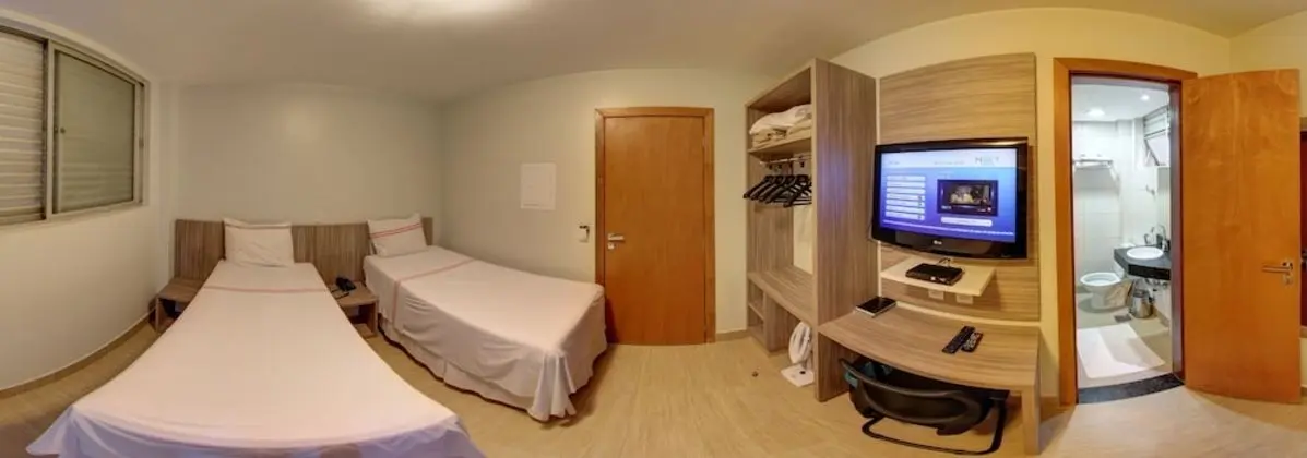 Economy Tek Büyük veya İki Ayrı Yataklı Oda (com ventilador)
