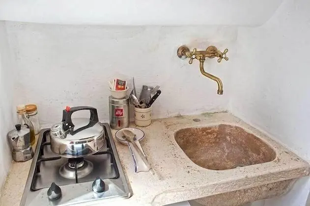 Stüdyo, Küçük Mutfak, Bahçe Manzaralı