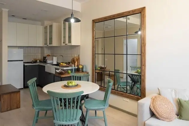 Design Apart Daire, 1 En Büyük (King) Boy Yatak ve Çekyat, Sigara İçilmez, Dağ Manzaralı