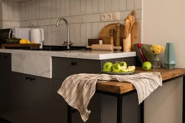 Design Apart Daire, 1 En Büyük (King) Boy Yatak ve Çekyat, Sigara İçilmez, Dağ Manzaralı
