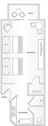 Oda, 2 Büyük (Queen) Boy Yatak, Balkon, Manzaralı