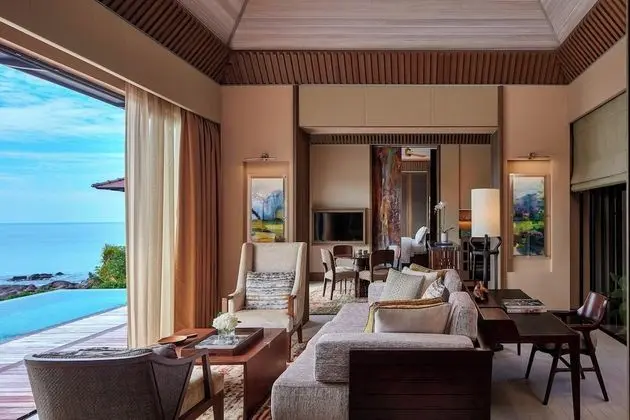 Villa, 2 Yatak Odası, Kişiye Özel Havuzlu, Okyanusa Sıfır (Kenari, Oceanside)