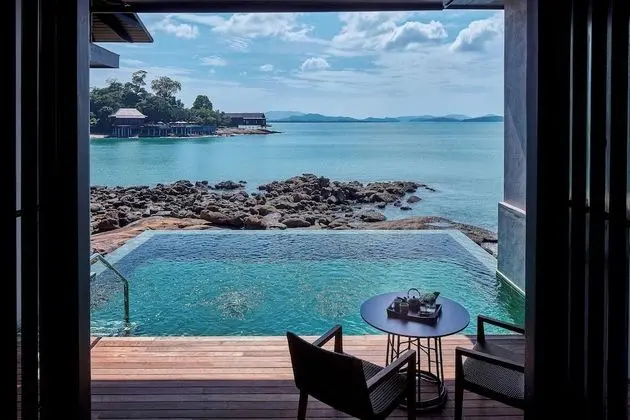 Villa, 3 Yatak Odası, Kişiye Özel Havuzlu, Okyanusa Sıfır (Mutiara, Oceanside)