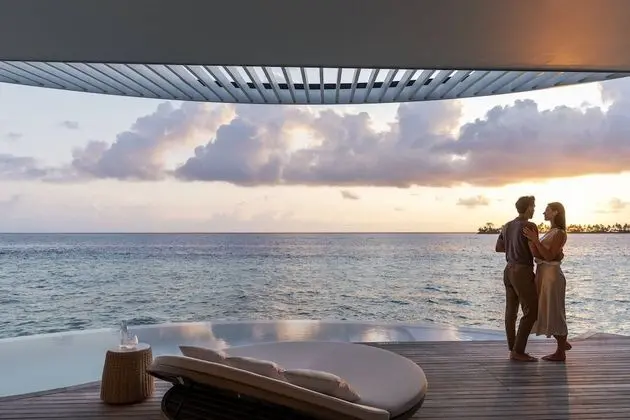 Villa, 1 Yatak Odası, Lagün Manzaralı, Deniz Üstü (Lagoon Pool Villa)