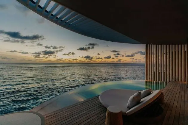 Villa, 1 Yatak Odası, Okyanus Manzaralı, Deniz Üstü (Ocean Pool Villa)