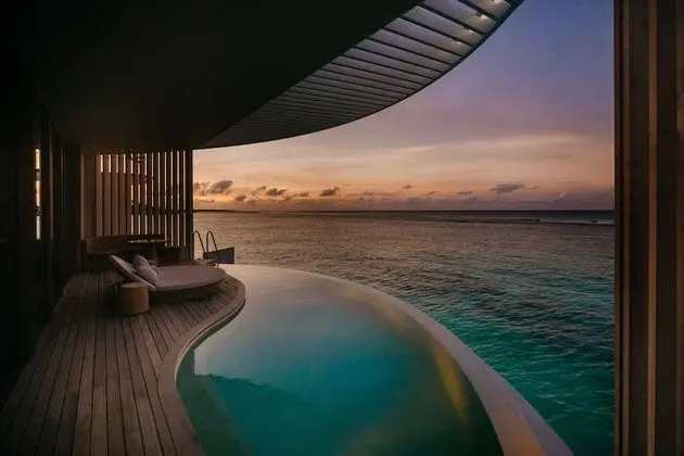 Villa, 1 Yatak Odası, Okyanus Manzaralı, Deniz Üstü (Ocean Pool Villa)