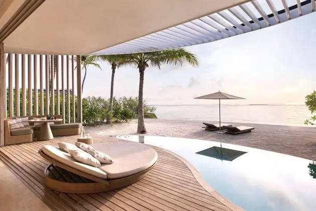 Villa, 1 Yatak Odası, Sigara İçilmez (Beach Pool Villa)