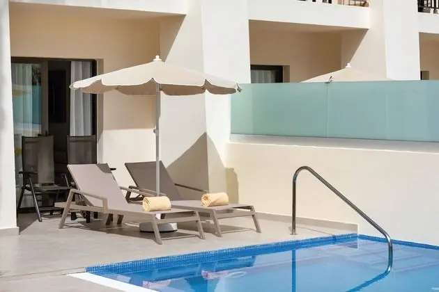 Tek Büyük Yataklı Oda, Teras (Swim-up)