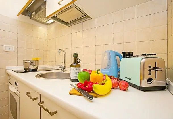 Family Apart Daire, 1 Çift Kişilik Yatak ve Çekyat, Bahçeli (Riva Lago e Spiaggia  Apartment 2)
