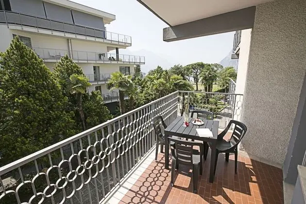 Family Apart Daire, 1 Çift Kişilik Yatak ve Çekyat, Bahçeli (Riva Lago e Spiaggia  Apartment 2)