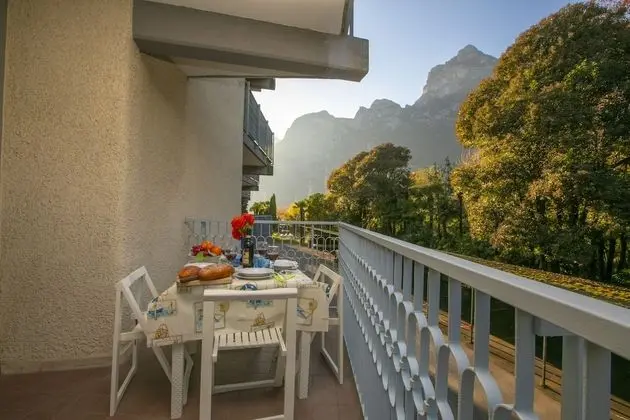 Family Apart Daire, 1 Çift Kişilik Yatak ve Çekyat, Bahçeli (Riva Lago e Spiaggia Apartment 3)