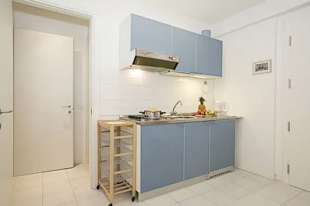 Family Apart Daire, 1 Çift Kişilik Yatak ve Çekyat, Bahçeli (Riva Lago e Spiaggia Apartment 3)