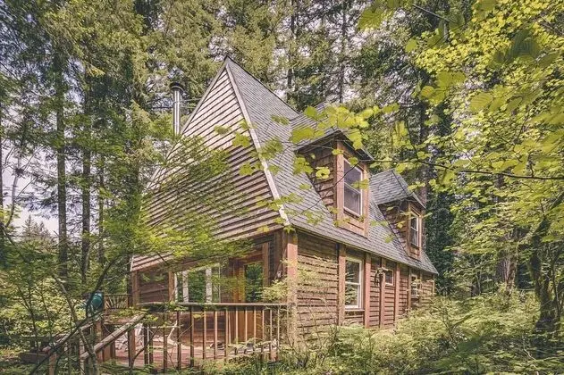 Kulübe, 2 Büyük (Queen) Boy Yatak (River Breeze Chalet)