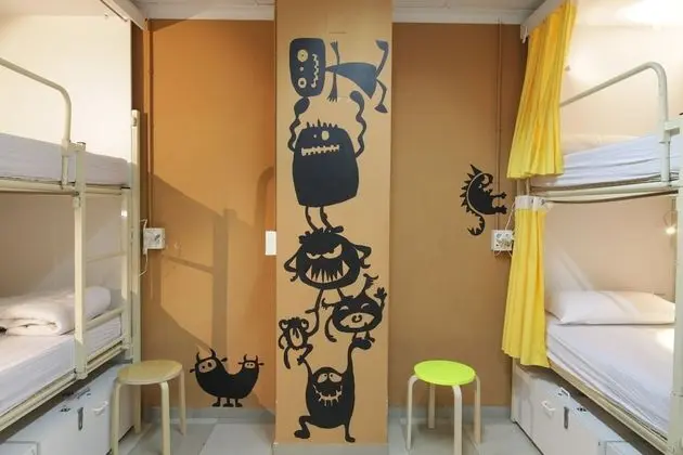 Ortak Ranzalı Oda, Karma Ranzalı Oda, Ortak Banyo (8 people bunkbeds/literas)