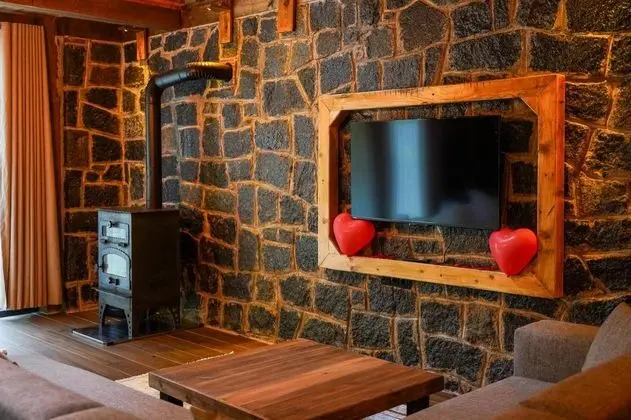 Bungalow, Dağ Manzaralı, Şömineli ve Jakuzili
