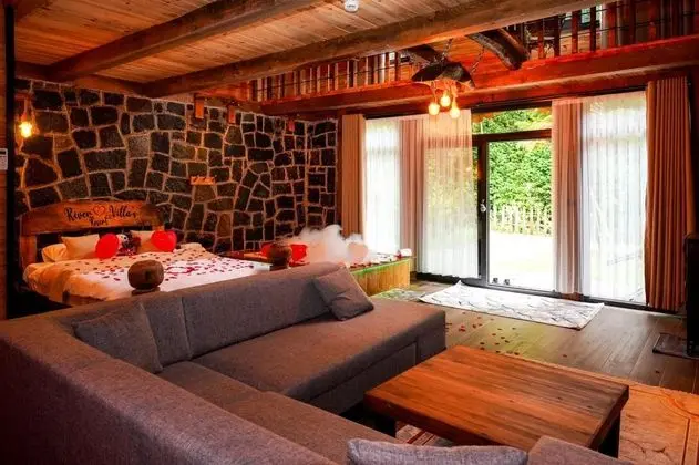 Bungalow, Dağ Manzaralı, Şömineli ve Jakuzili