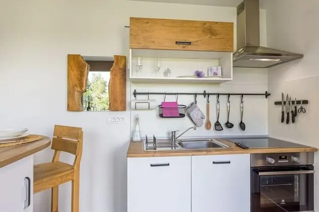 Family Stüdyo, 1 Çift Kişilik Yatak, Dağ Manzaralı, Bahçeli (Riverside Suite Mare private beach)