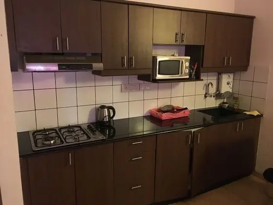 Deluxe Apart Daire, 1 Büyük (Queen) Boy Yatak, Küçük Mutfak, Havuz Manzaralı